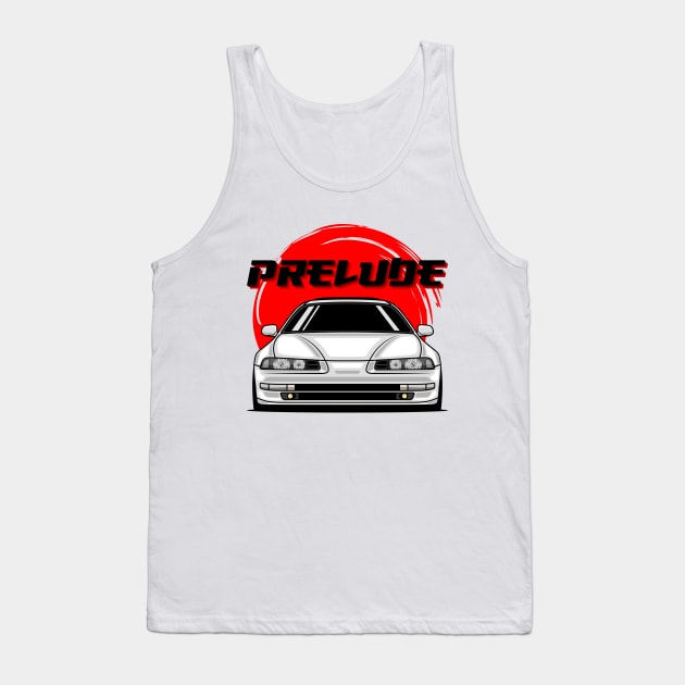 White Prelude MK4 Front Tank Top by GoldenTuners